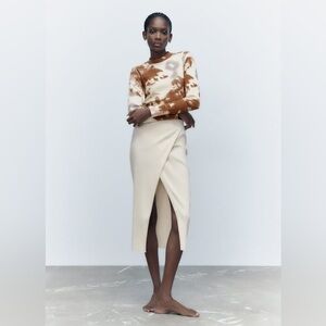 Zara ribbed skirt